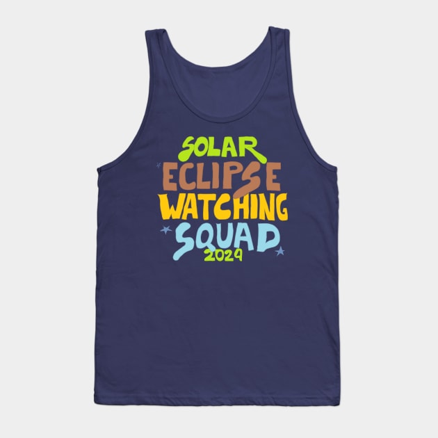 Solar Eclipse Squad Tank Top by Alexander S.